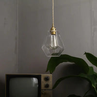 Nordic Brass and Glass Pendant Light